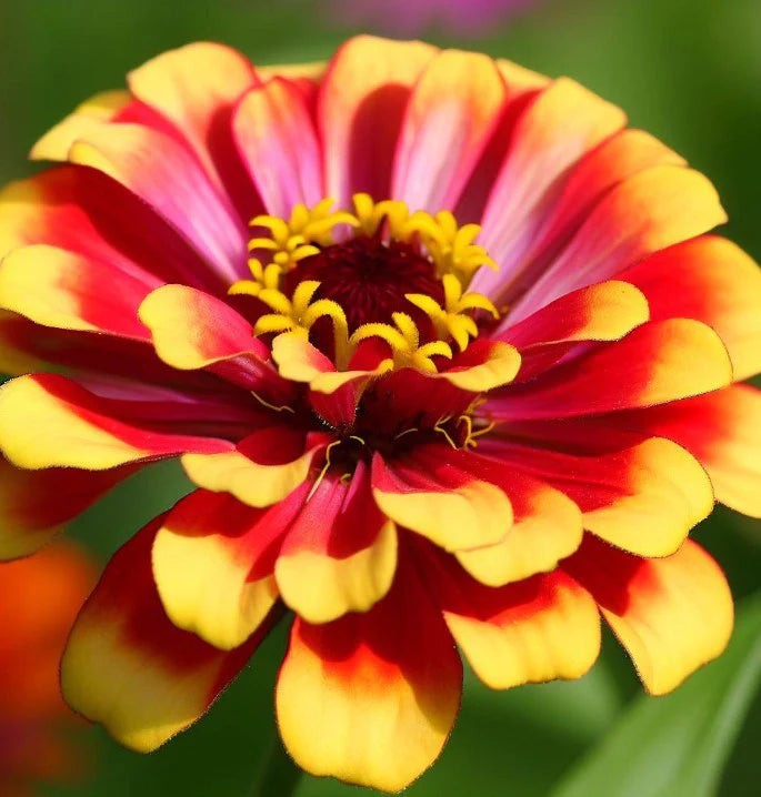 *NEW* Sombrero Zinnia Seeds Zinnia elegans Free Shipping!