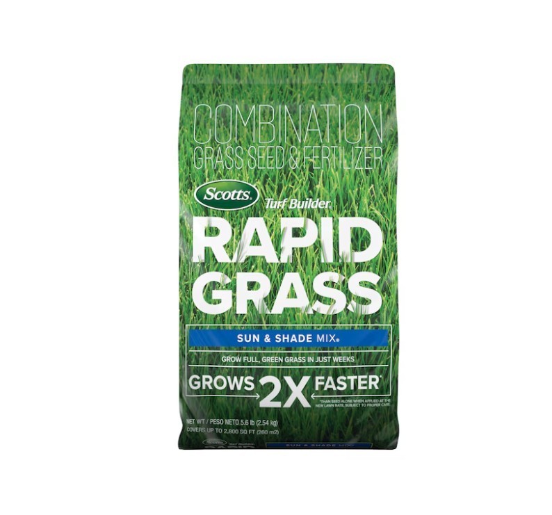 [FASH SALE] Scotts Turf Builder Rapid Grass Sun & Shade Grass Seed 5.6 lb