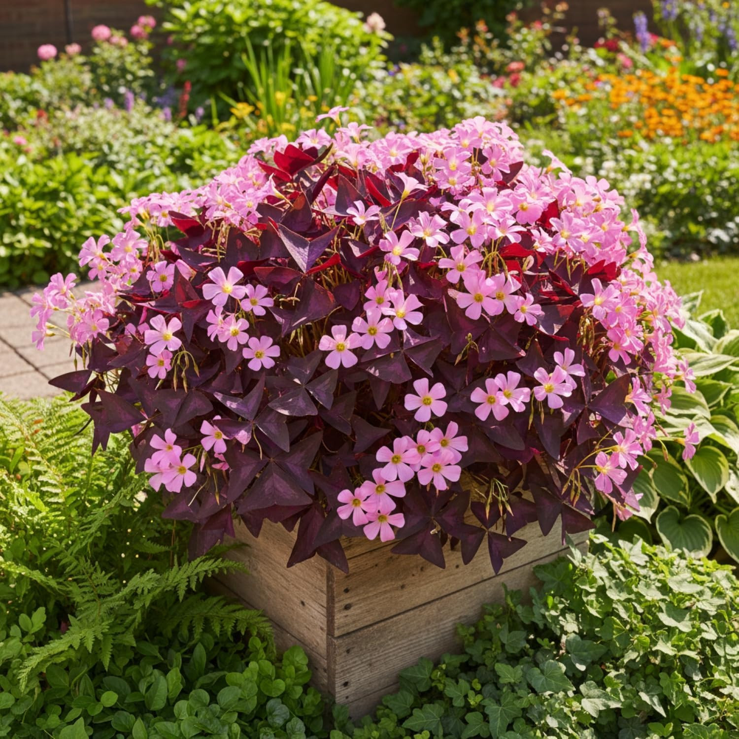 12 Purple Shamrock Bulbs Oxalis Triangularis for Planting, Flower Bulbs Indoo…