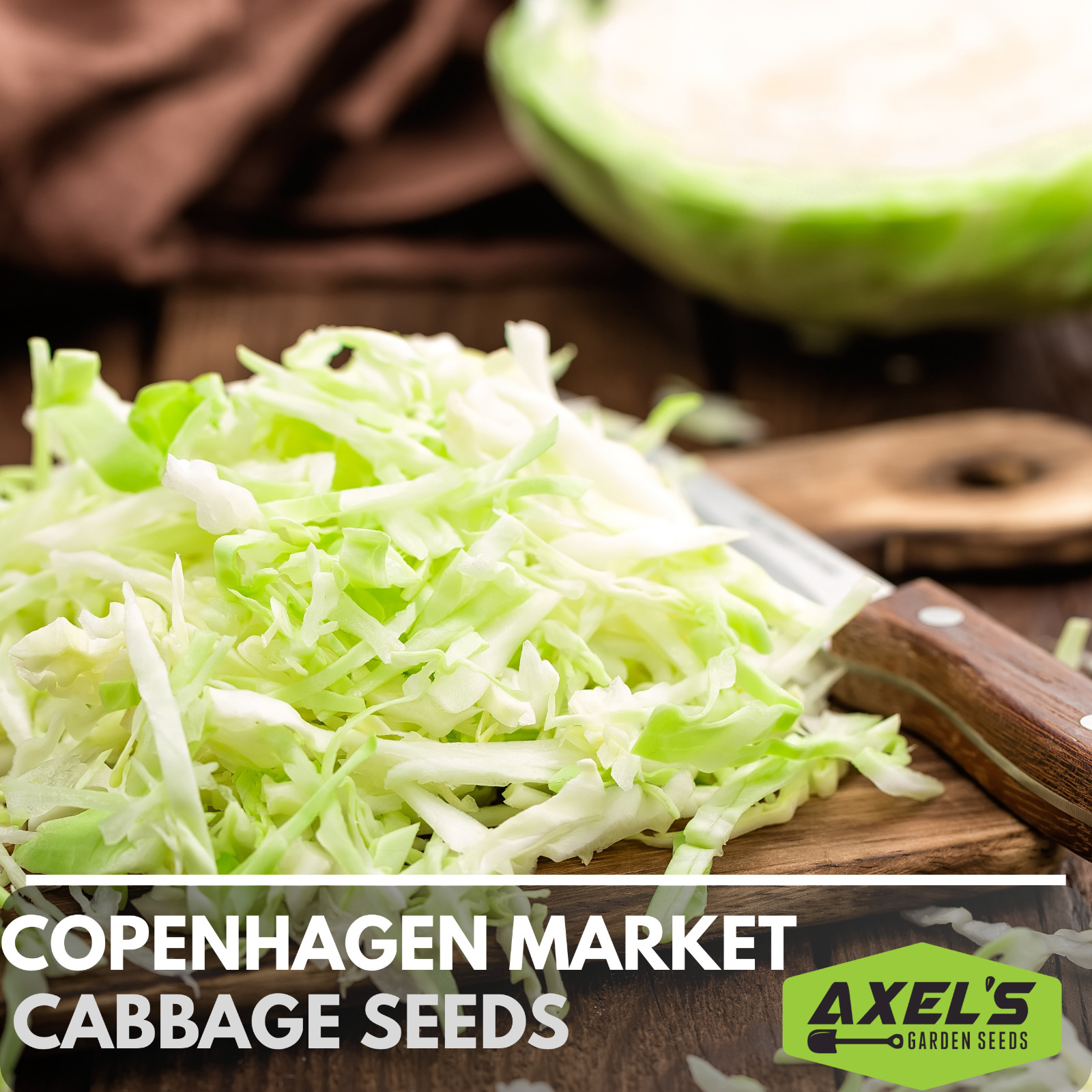 Copenhagen Cabbage Seeds | NON-GMO | Heirloom | Fresh Vegetable Seeds