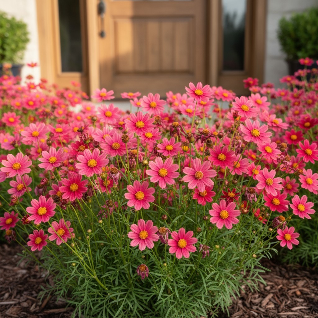 500 Coreopsis Rosea Seeds – Vibrant Pink Daisy Flowers for Easy Planting