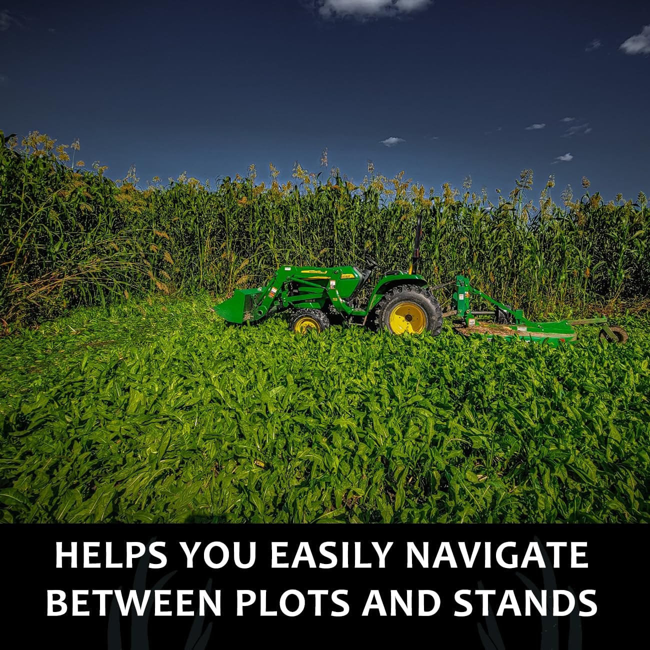 “Incognito Deer Plot Seed for 1/4 Acre Fast Growing Concealment Solution”