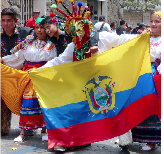 ECUADOR FLAG 3 X 5 FL (Bandera de Ecuador de 3 por 5 Pies)