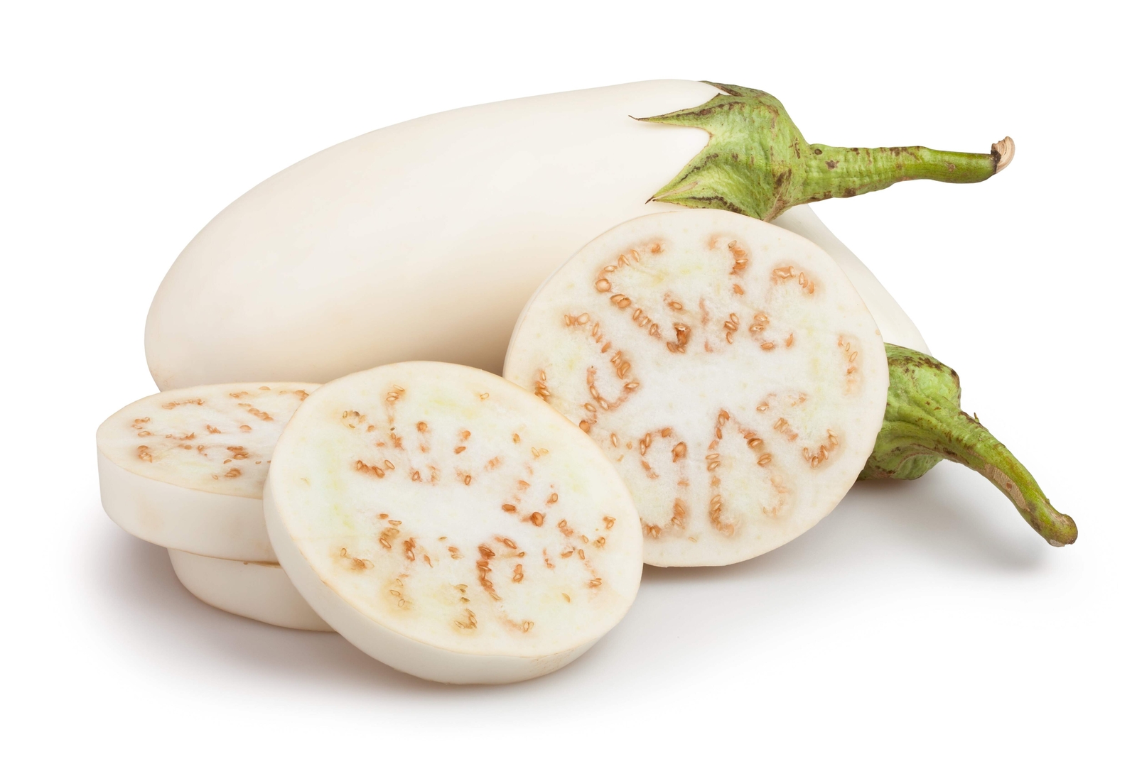 50 CASPER WHITE EGGPLANT Solanum Melongena Fruit / Vegetable Seeds *Combined S/H