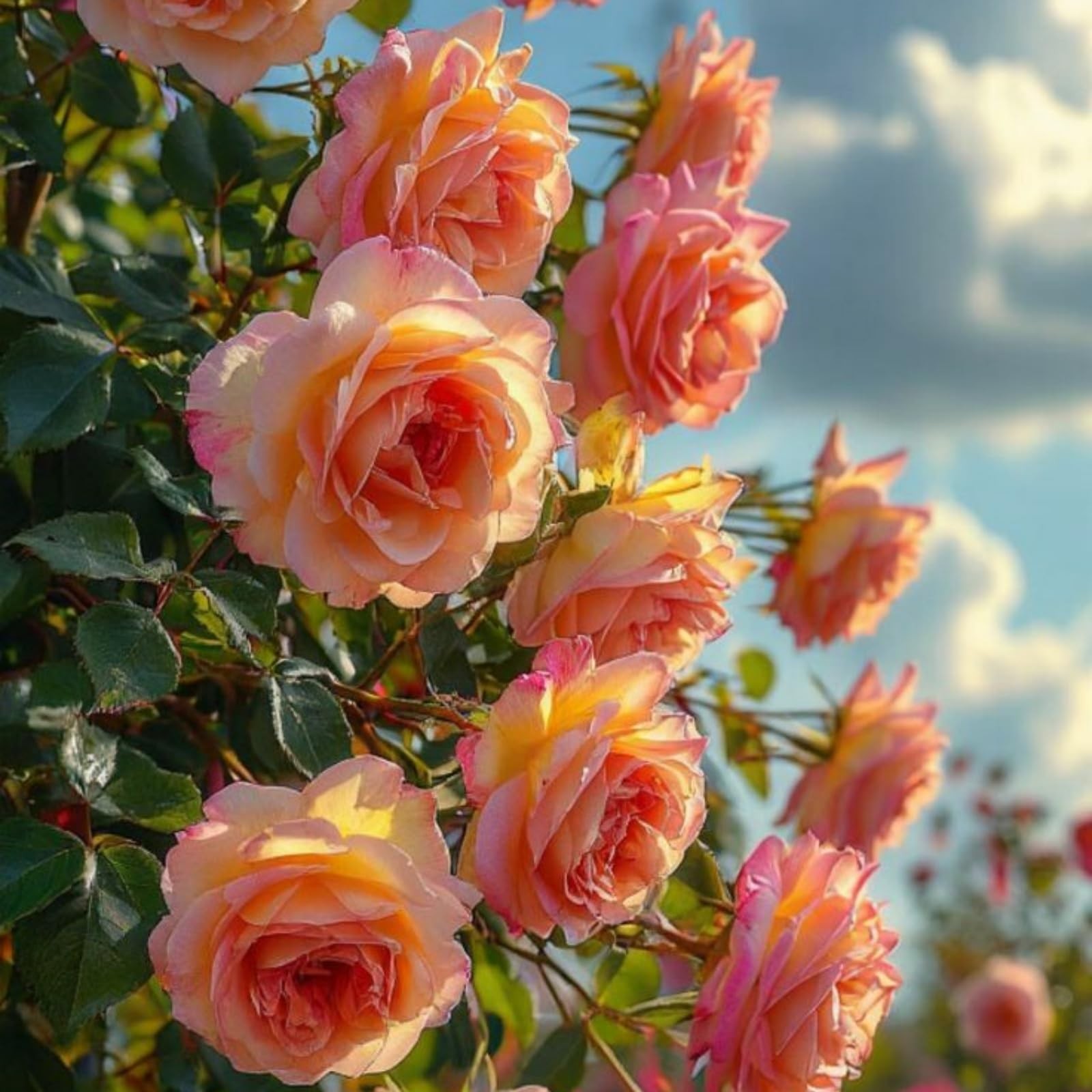 300+Mixed Climbing Rose Rosa Seeds for Planting Outdoors -Heirloom Garden Vine H