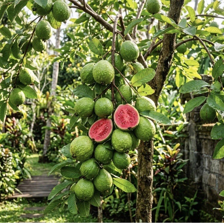 100 Tropical Red Guava Seeds for Planting – Exotic & Delicious Fruit Seeds for