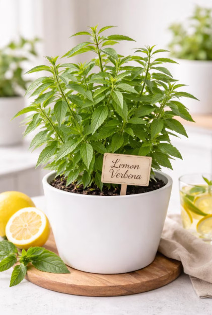Lemon Verbena Plant | Fragrant Culinary Herb | 4.5″ Pot