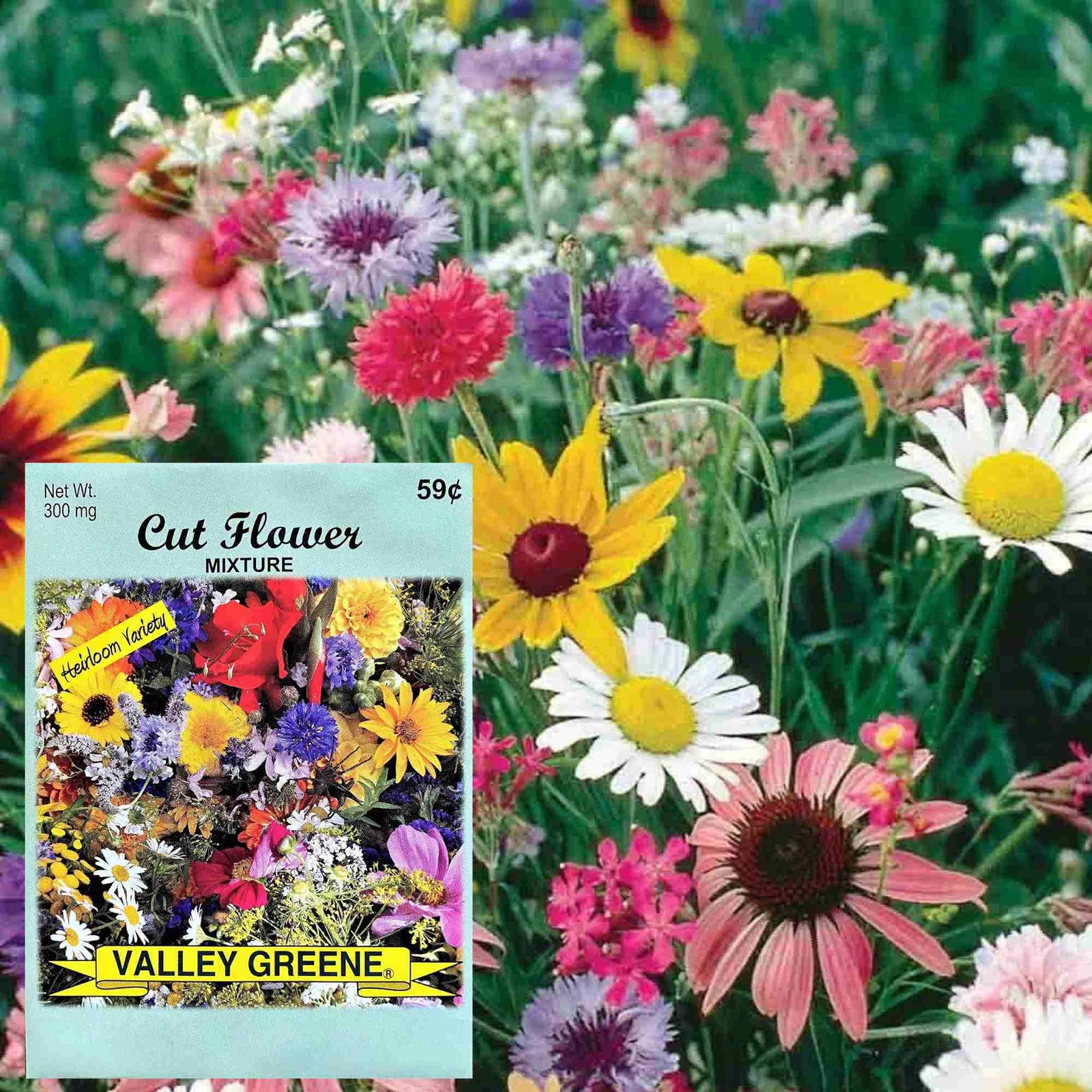 Valley Greene 300mg Cut Flower Seed Mixture Seeds:2CT