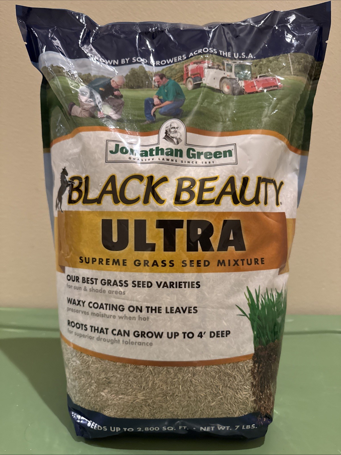 Jonathan Green (#10322) Black Beauty Ultra Grass Seed, 7lb bag