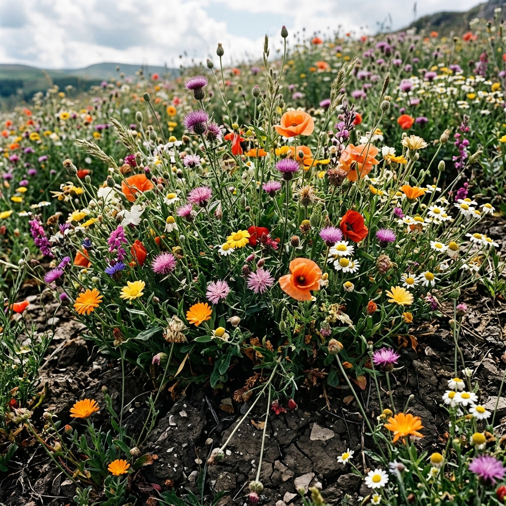 350 Easy-Grow Wildflower Scatter Mix Seeds for Planting – Premium Heirloom Seed
