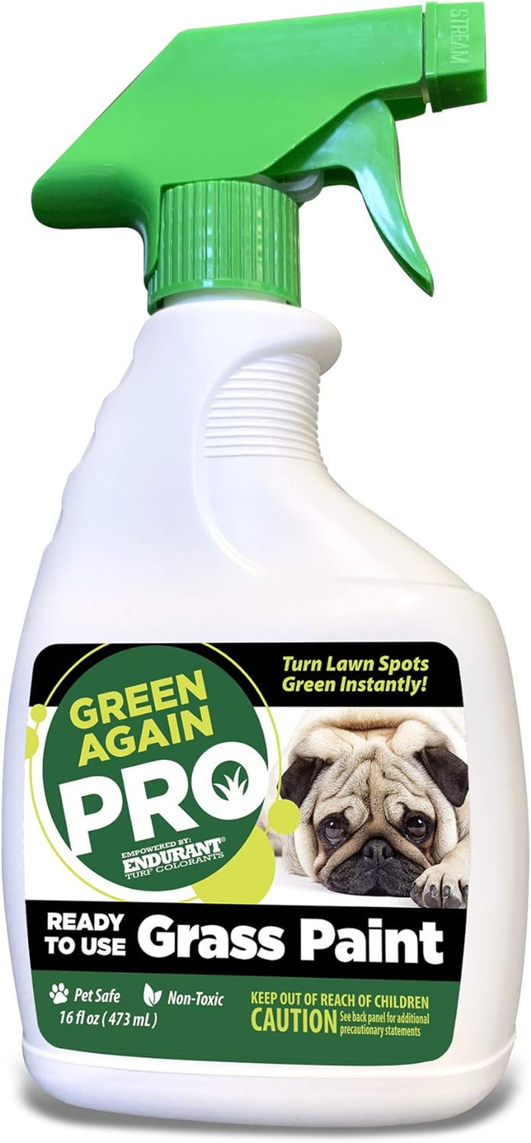 Pre-Mixed Grass and Turf Paint – All Natural Pet-Friendly Lawn Colorant Turns