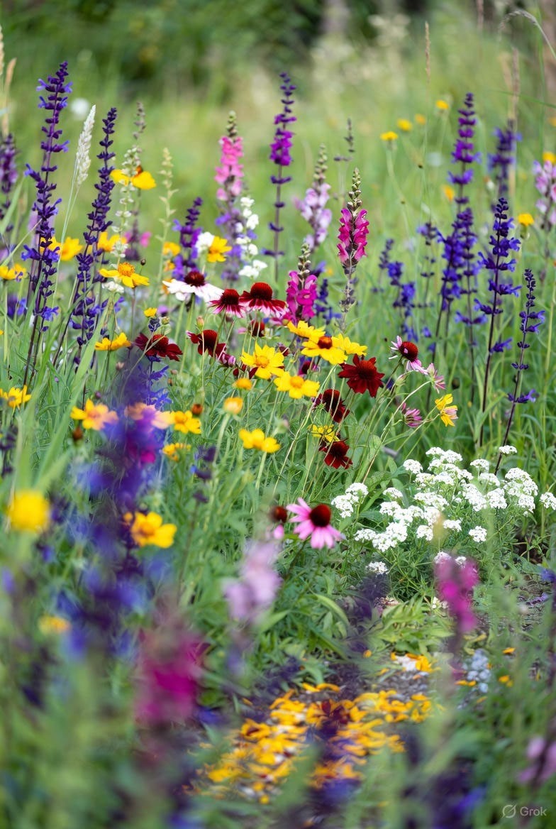 Landscaper’s Pack FULL SEASON POLLINATOR GARDEN Bees Butterflies 5000+ Seeds!