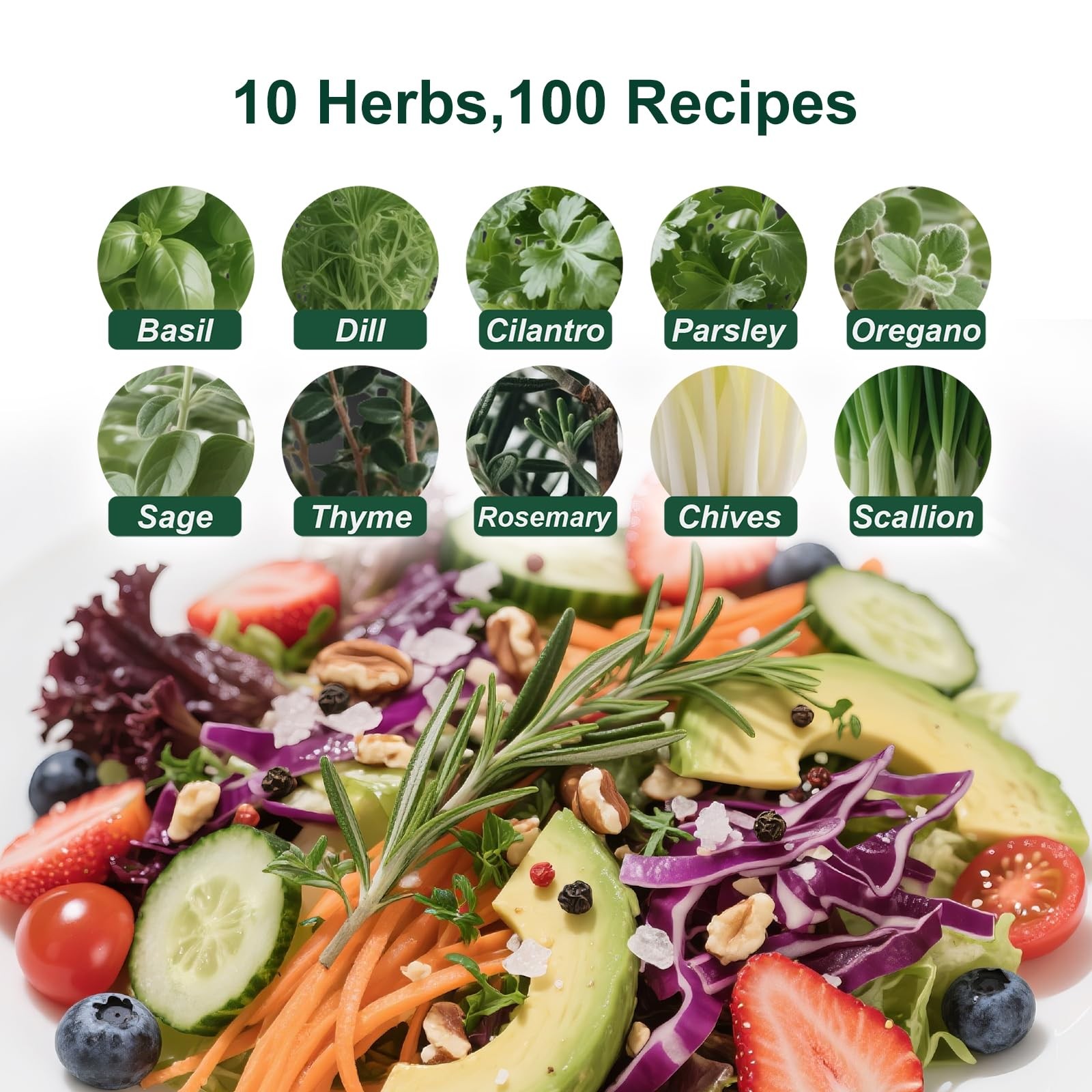Indoor Herb Garden Kit – 33pcs Starter Set with Pots, Soil & Tools