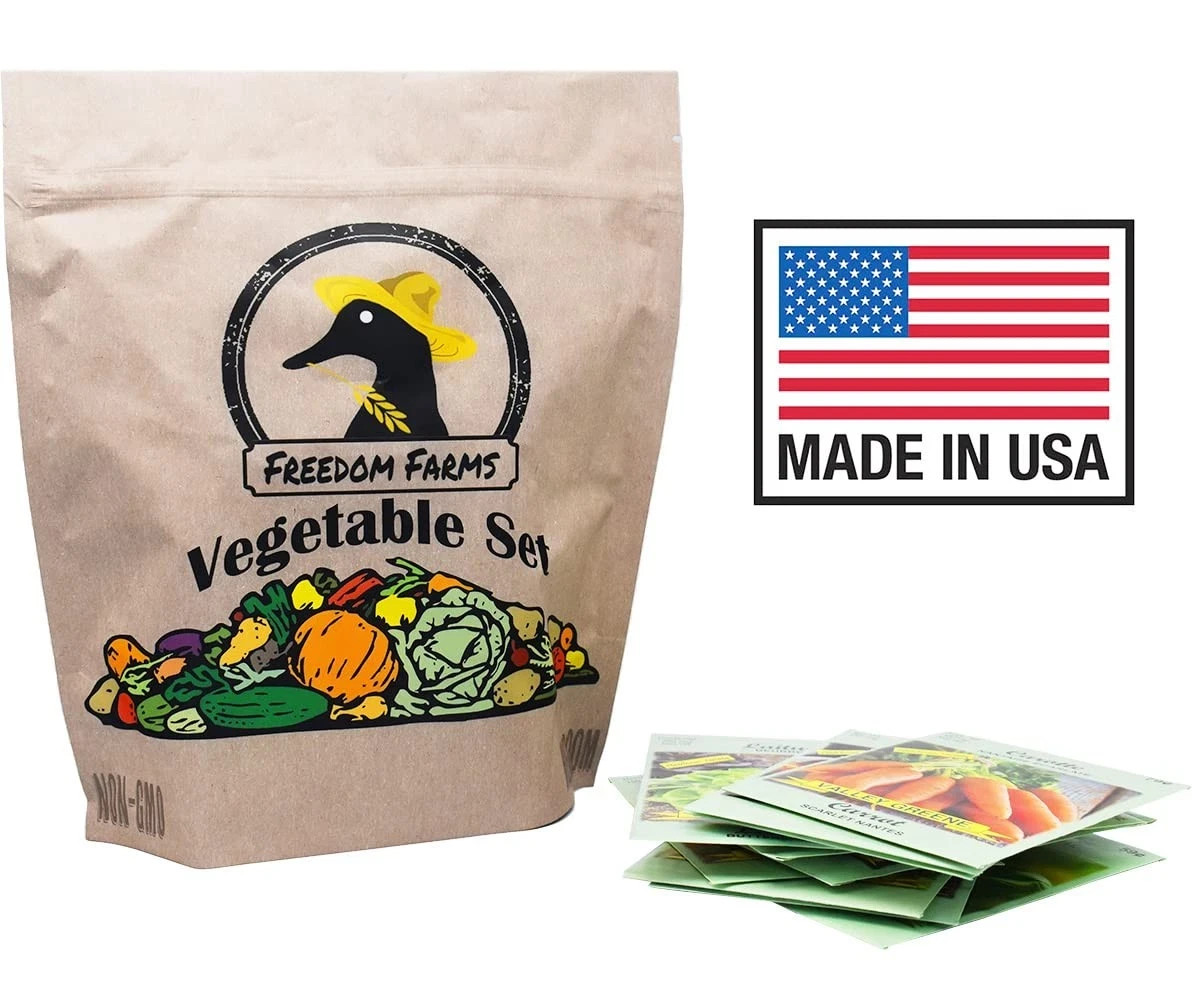 Set of 43 Assorted Vegetable & Herb Seed Packets – Over 10,000 Seeds! – Inclu…