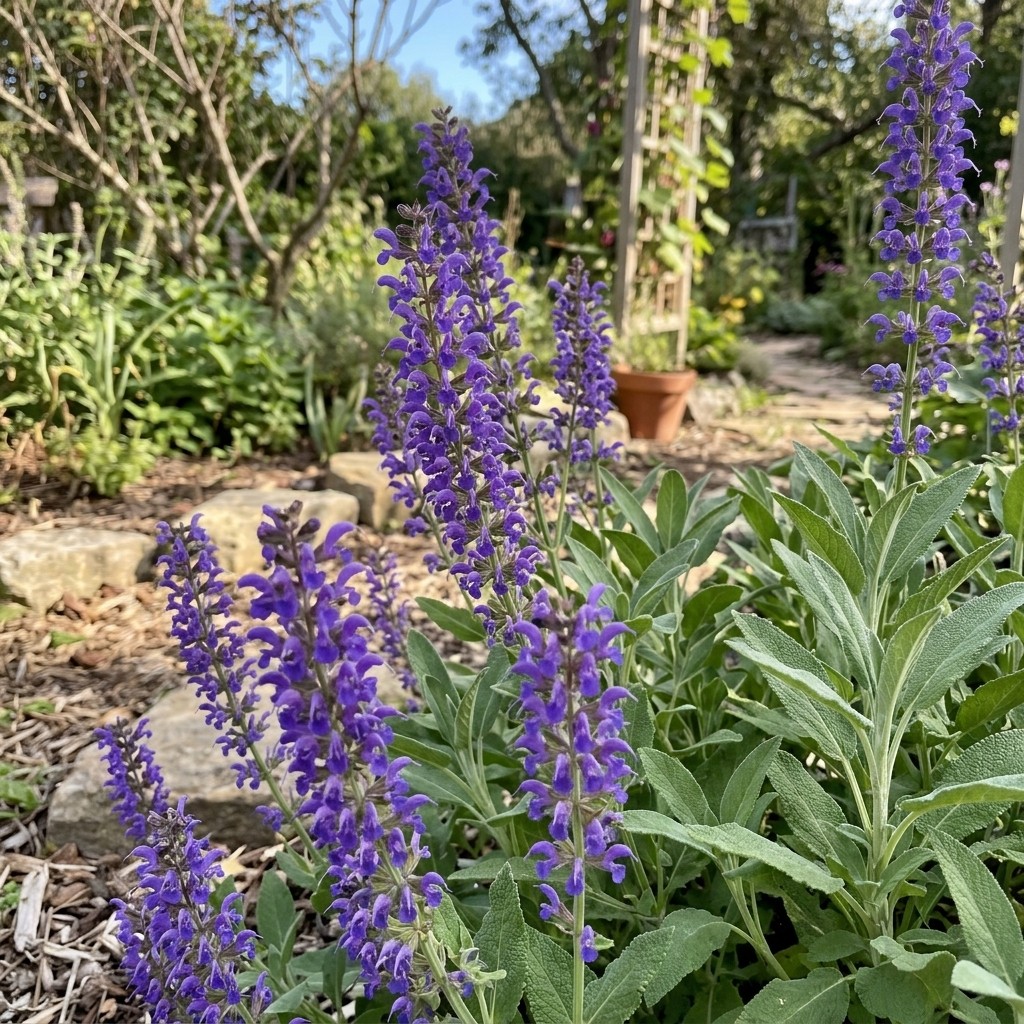 Sage Plant Seeds – 350pcs – Perfect for Outdoor Garden & Herb Bed Planting