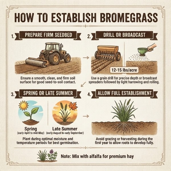 Old Cobblers Farm™ Wicked Tuff Turf Bromegrass – Smooth (Grasses)