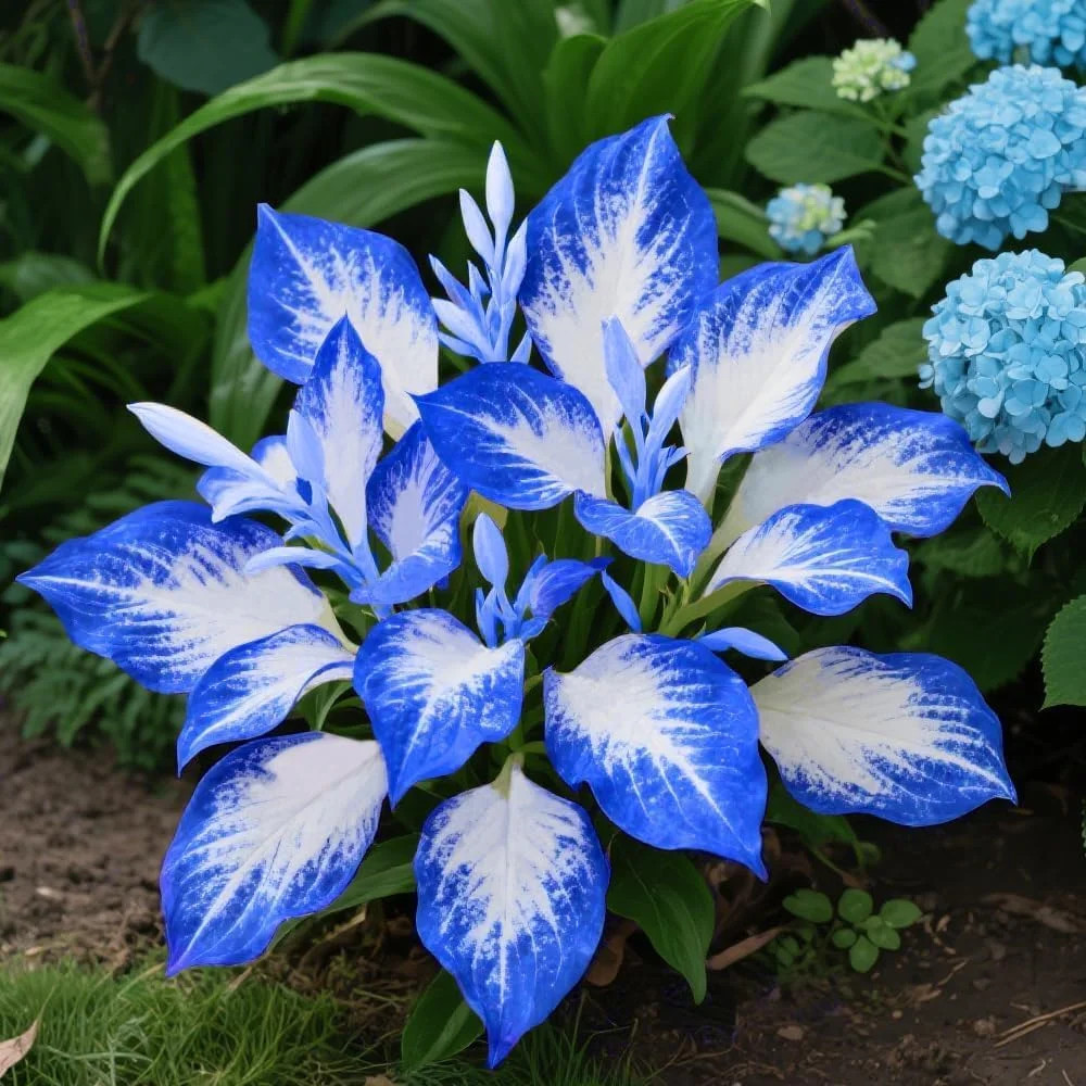 Hosta Seeds 110+ Mixed, Shade-Resistant Perennial Plants, Unique Leaf Color Comb