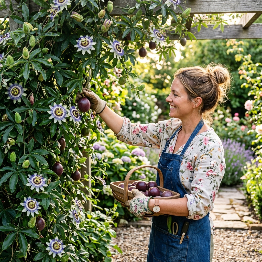 50 Purple Passion Fruit Seeds Tropical Vine Seeds for Planting in Your Backyard