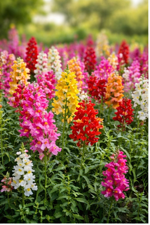 Snapdragon Seeds – Tetra Mix (Antirrhinum) | Multi-Color Blooms | Cut Flower