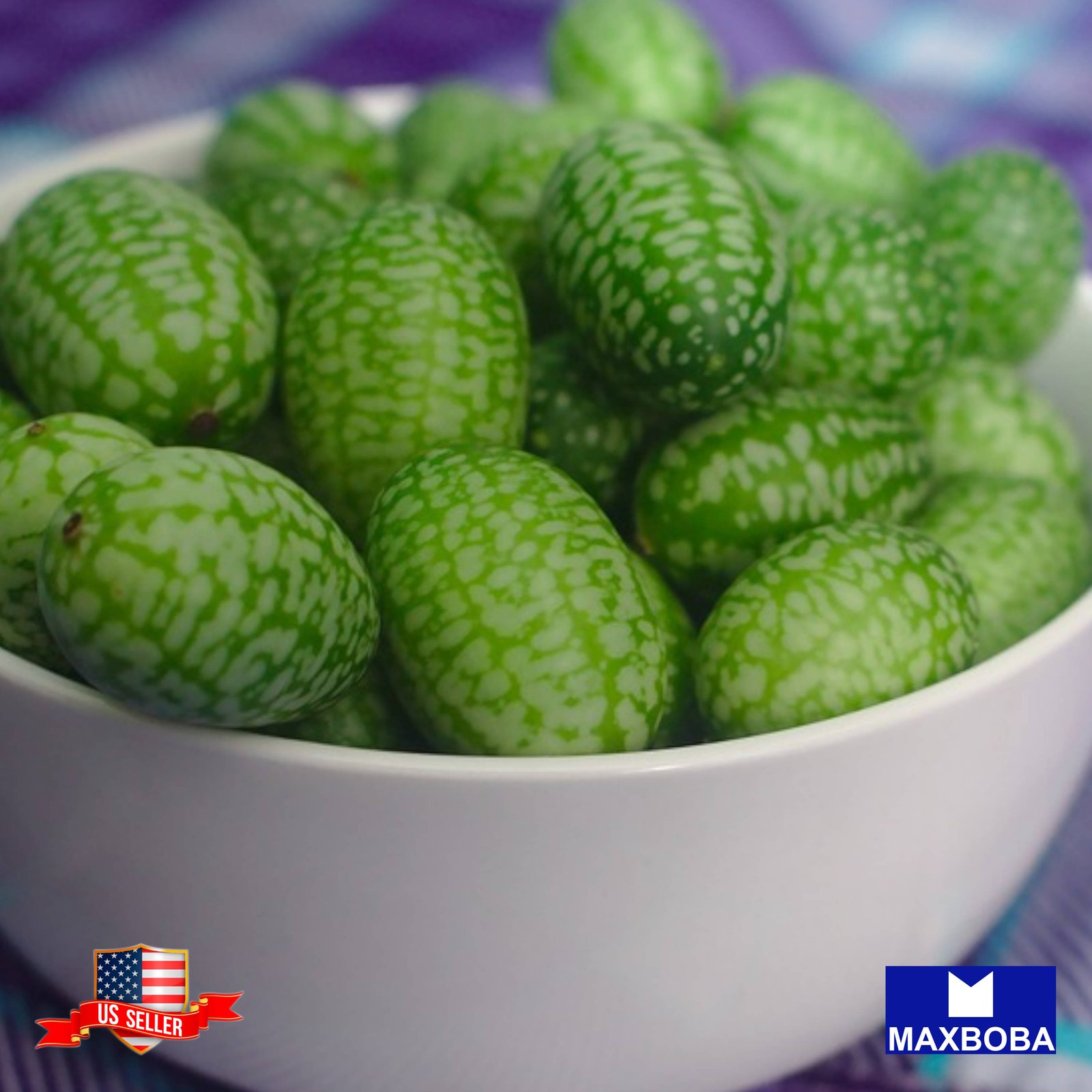 25 Mexican Sour Gherkin Cucamelon Seeds Non-GMO Heirloom Vegetable BTGO 75% OFF