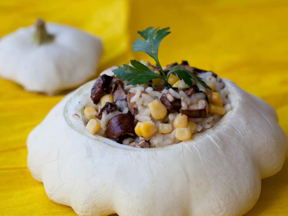 3 Colors Mix Patty Pan Seeds | Yellow, Green, White (Bush Scallop Squash) 2023