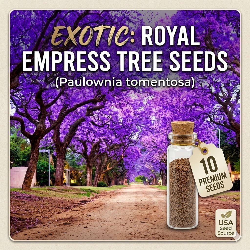 Beautiful Royal Empress Tree Paulownia Elongata Seeds ~ Bonsai Flowers *10 Seeds