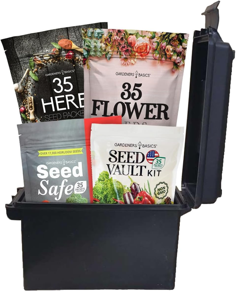 Ultimate Survival Seed Kit – 140 Non-GMO Varieties for Emergency Gardening