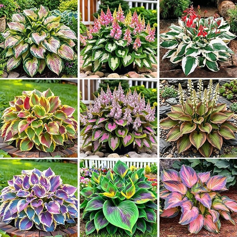 Hosta Seeds Perennial Shade Garden Plant Easy Grow Outdoor Flowers 355+ PCS