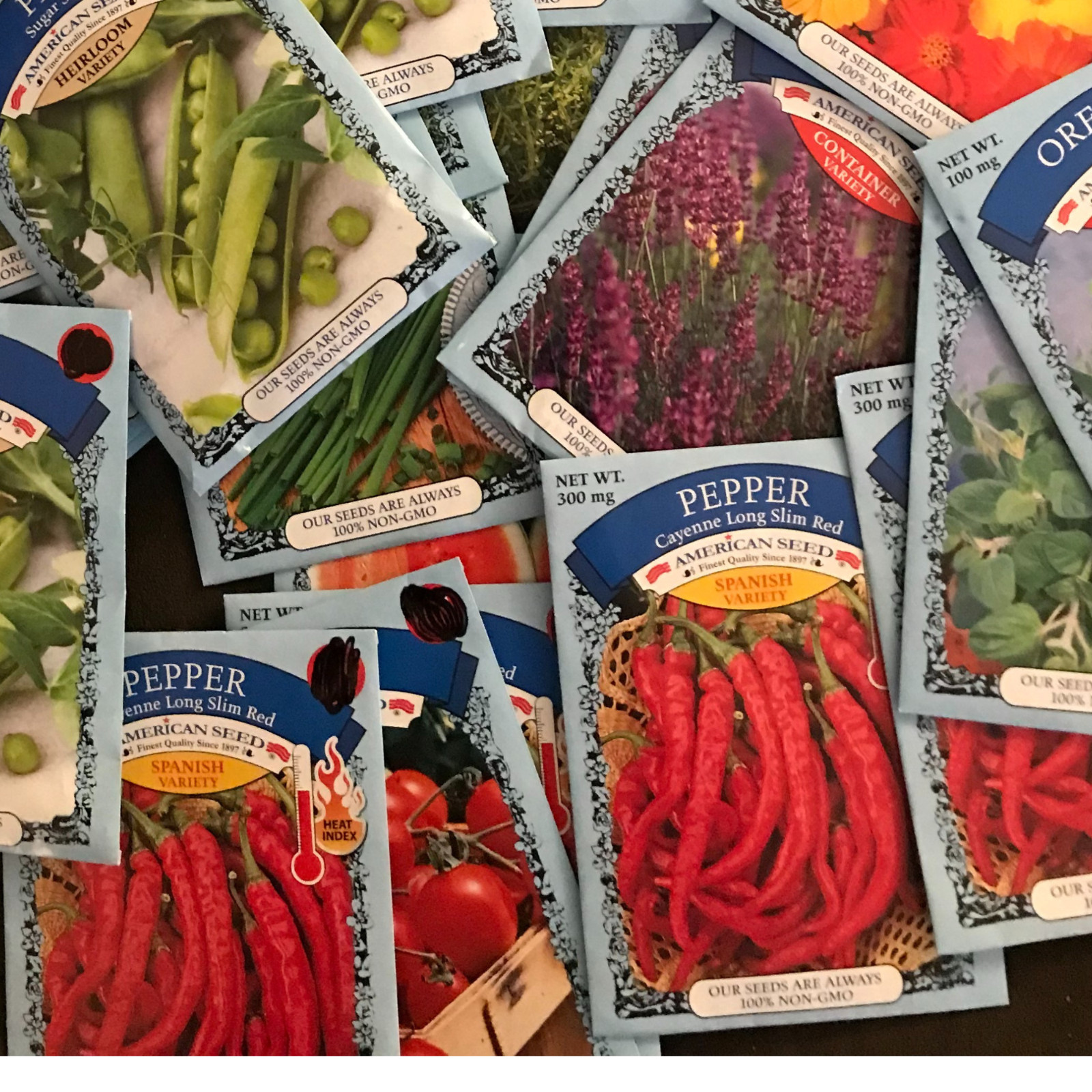 American Seeds | Packed 22 & beyond | Vegetable Seeds | Single Pack Fast ship