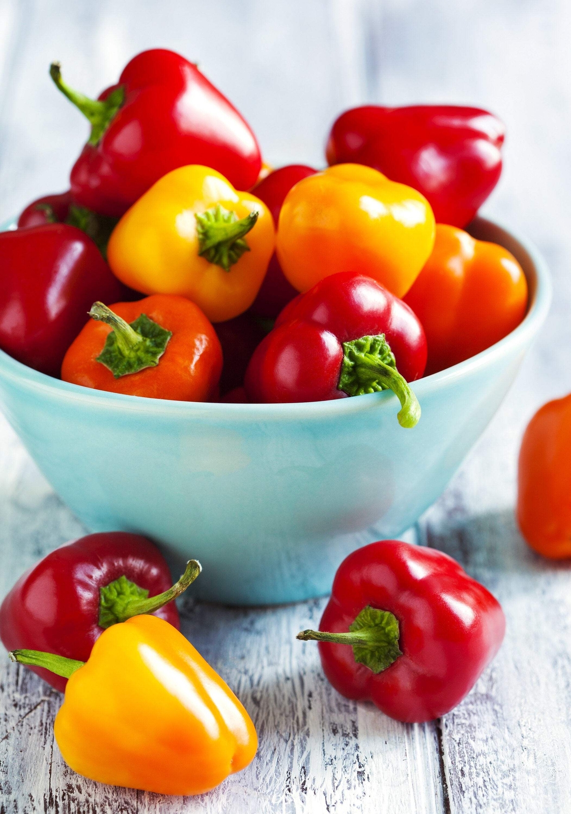 20 Organic Red MINI BELL PEPPER Sweet Mild Miniature Capsicum Vegetable Seeds