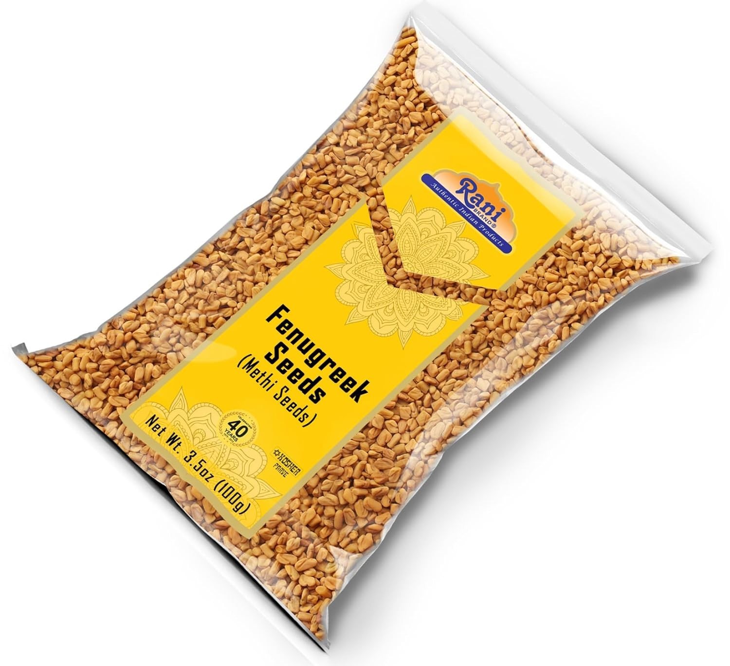 Rani 3.5oz Methi Seeds – , Kosher, and 100% Natural for Ayurvedic Cooking