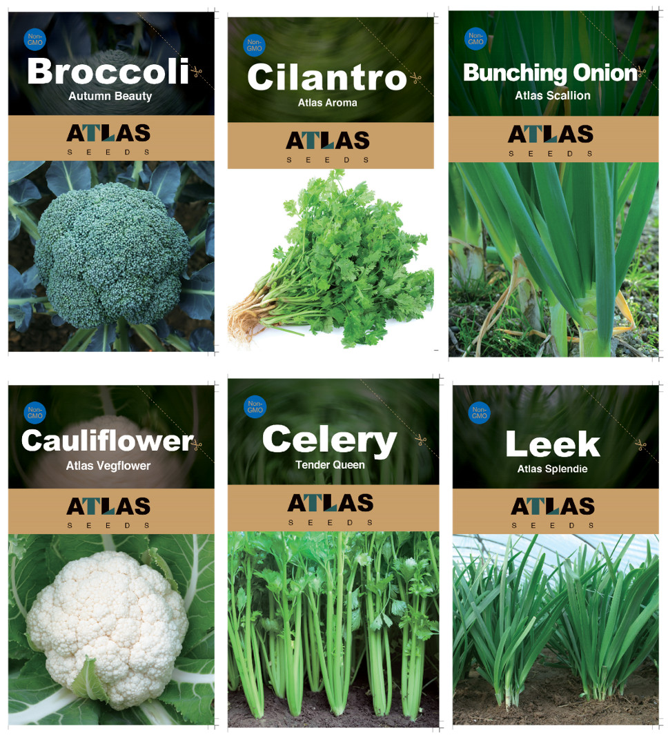 Atlas Vegetable Seeds Survival Garden Kit – Over 50,000 Seeds, 29 Varieties