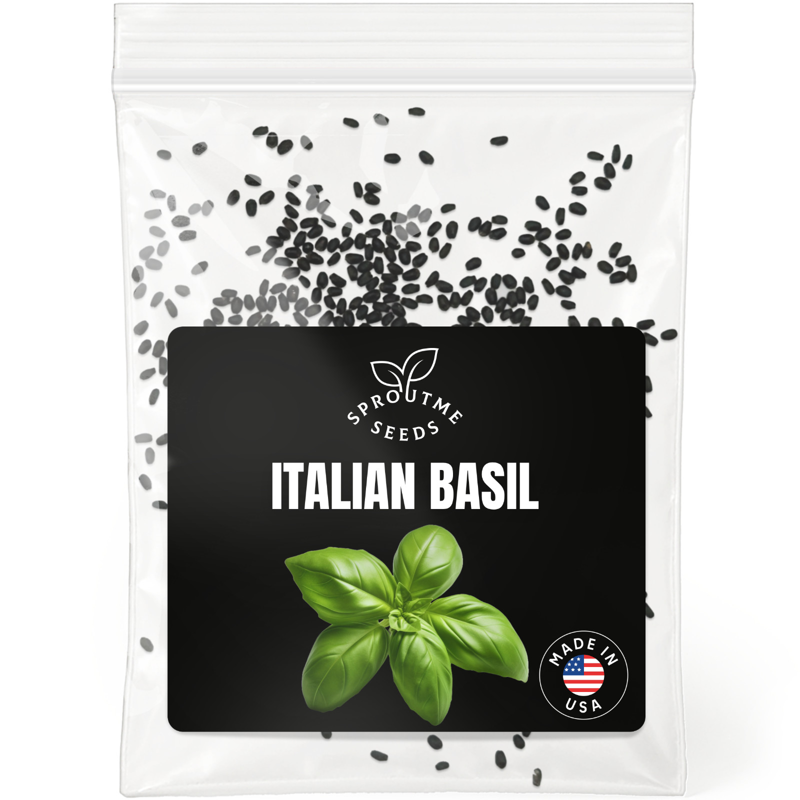 Italian Basil Seeds 500+, Heirloom Non-GMO, Large Leaf Culinary Herb