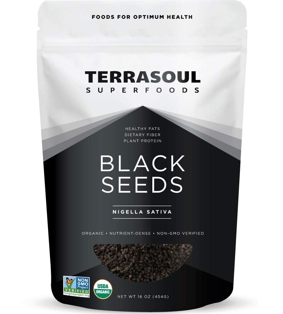 Organic Black Cumin Seeds, 1 lb