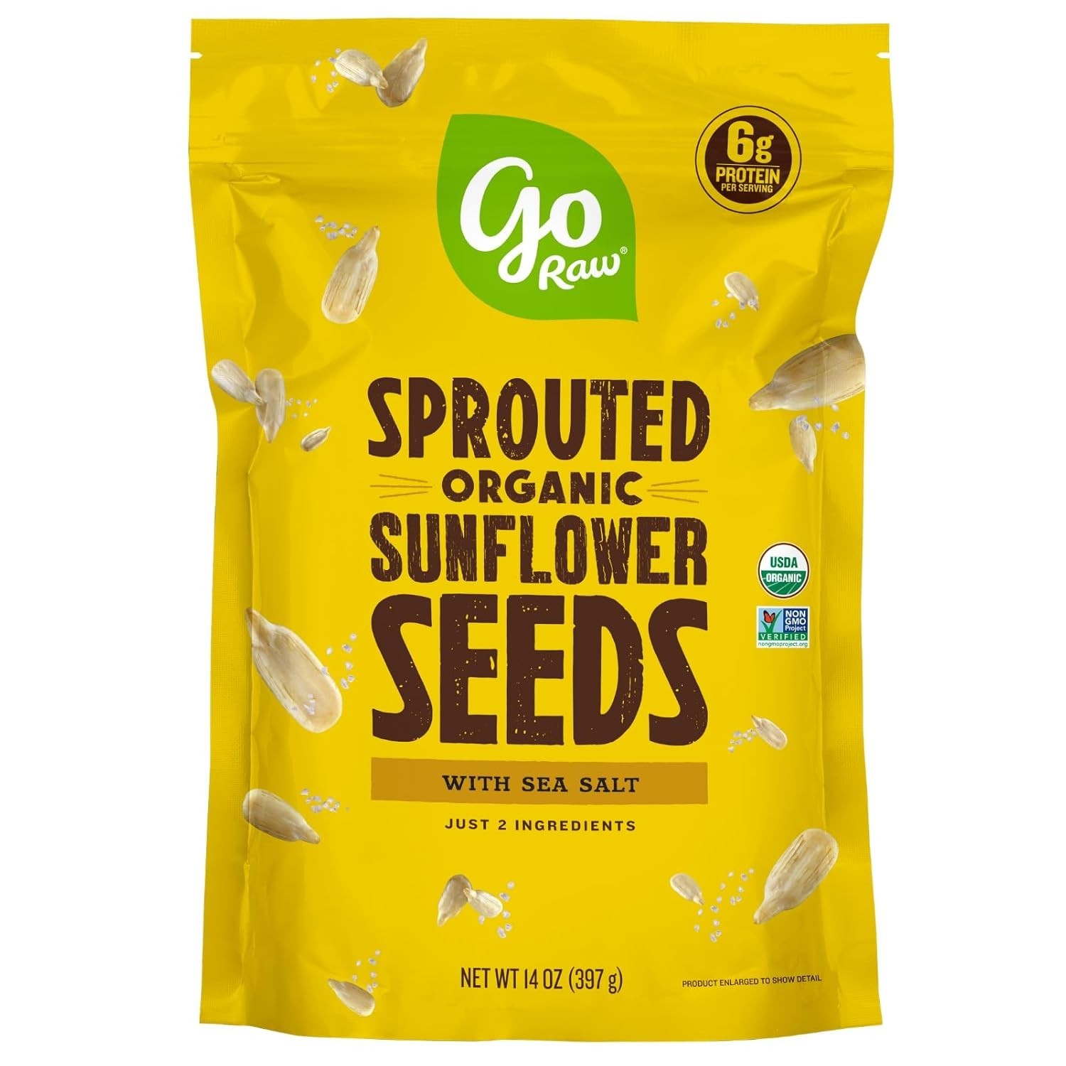 Nutrient-Dense Organic 14oz Sprouted Sunflower Seeds – Plant-Based Crunch!
