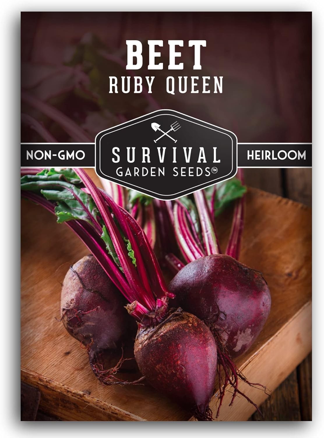 Heirloom Ruby Queen Beet Seeds – Compact, Disease Resistant, Gourmet Flavor