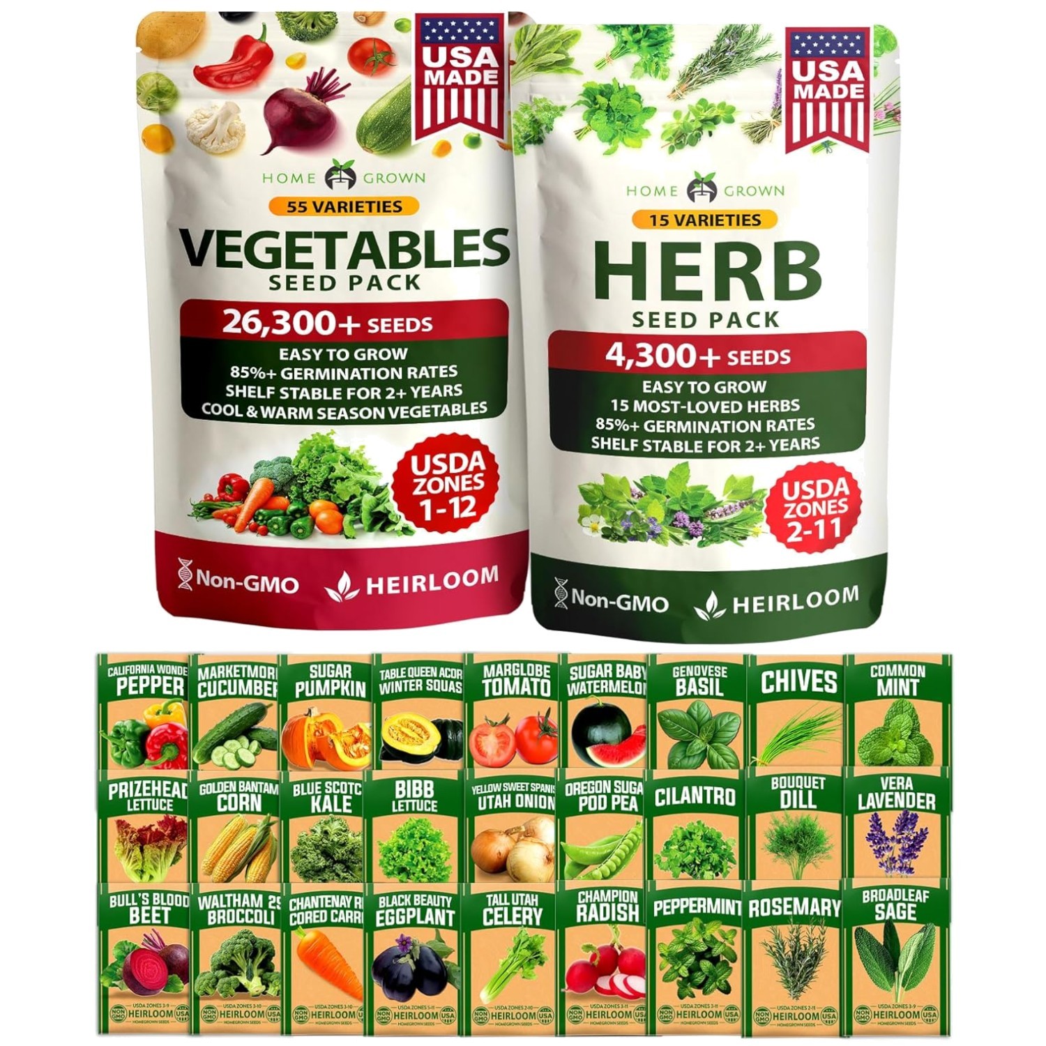 Ultimate Vegetable & Herb Seed Collection