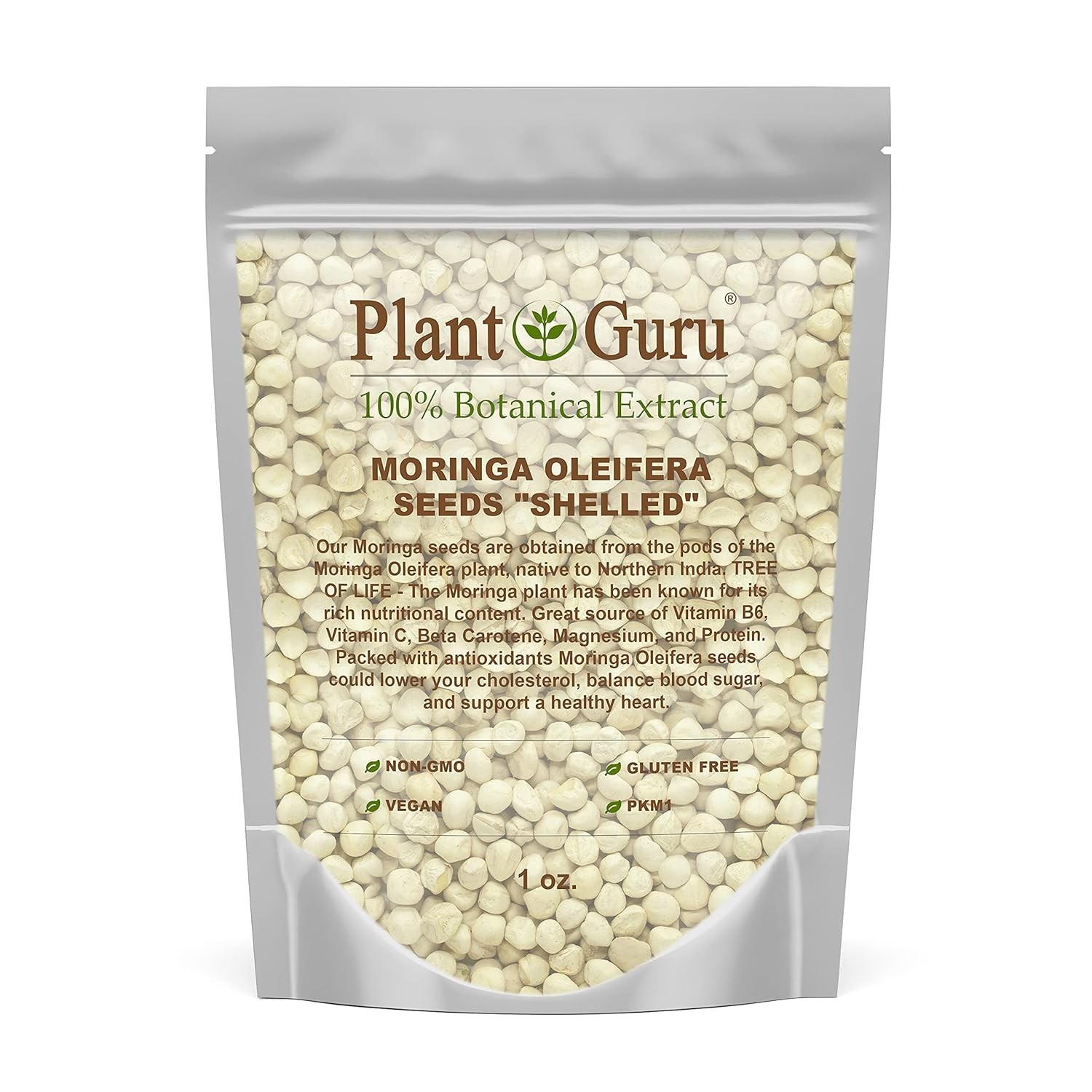 Moringa Oleifera Seeds – 1 Oz. Nutrient-Rich Non-GMO Variety for Culinary Use