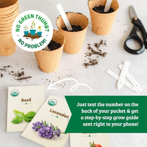 100% Heirloom Rescued Seeds, Variety Pack, 30ct of Heirloom Variety 30pk