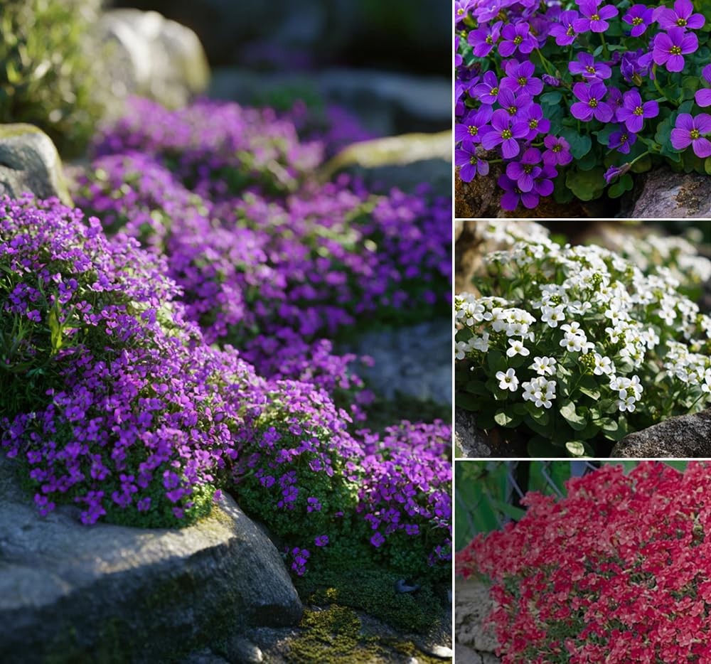 200+ Ground Cover Rockcress Seeds for Vibrant Garden Planting