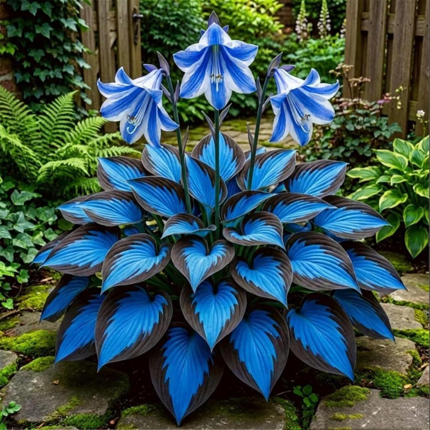 280+ Hosta Seeds Perennial Shade Garden Plant Rare Heart Shaped Attract Hummingb