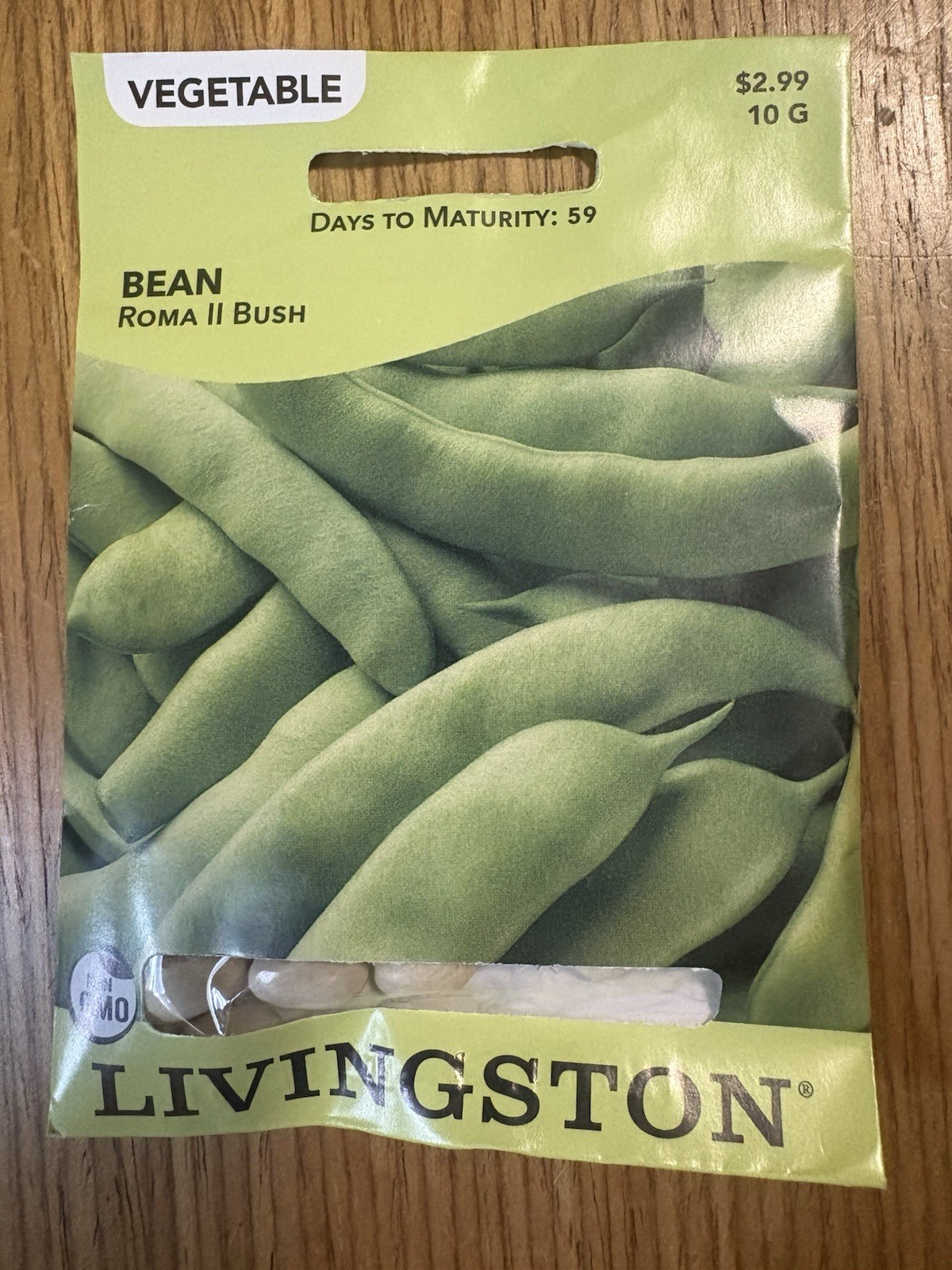 Livingston Seed Company Roma II Bush Bean Non-GMO Disease Resistant High Yield