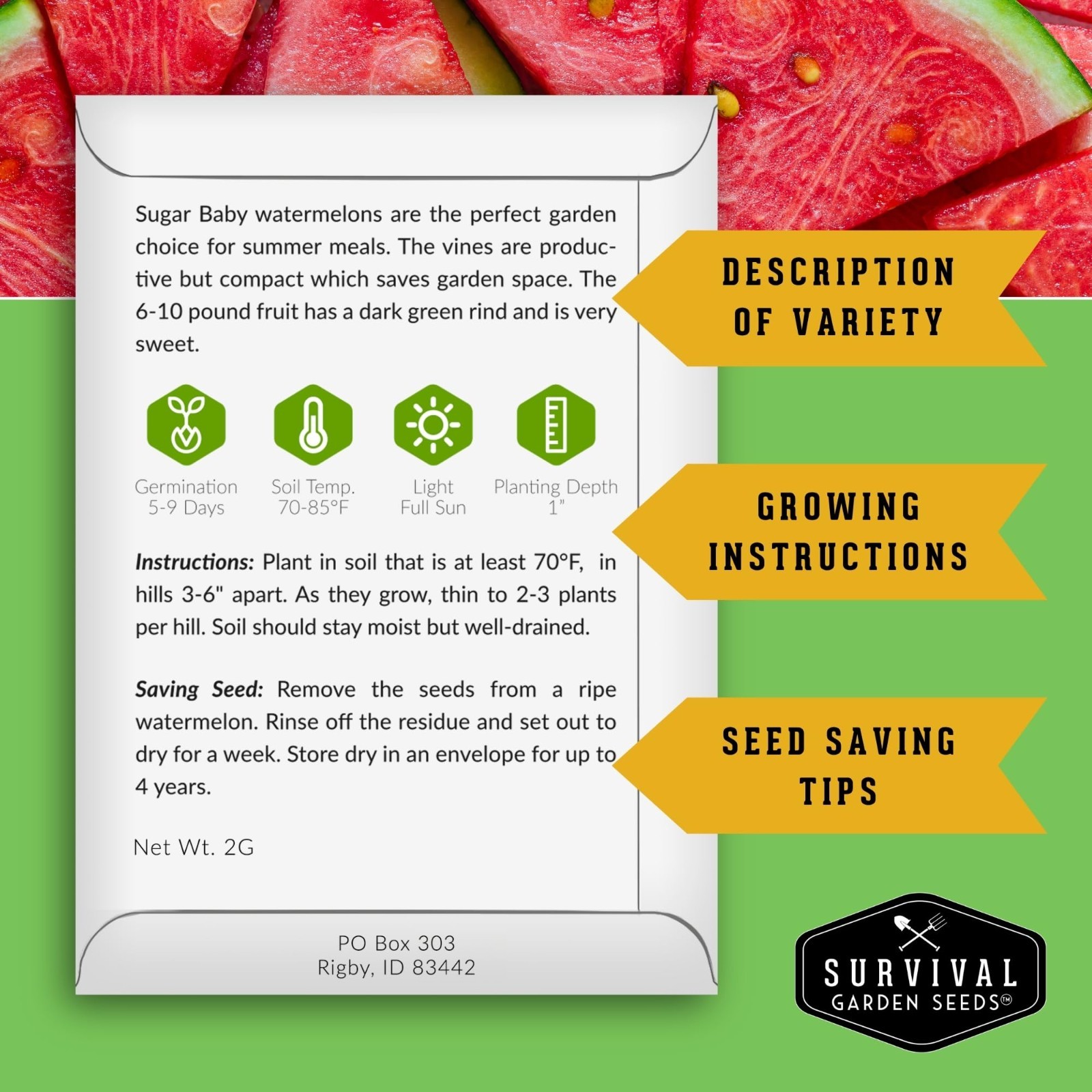 Heirloom Vegetable Garden Starter Kit – 20 Non-GMO Seeds for Beginners | Indoor/