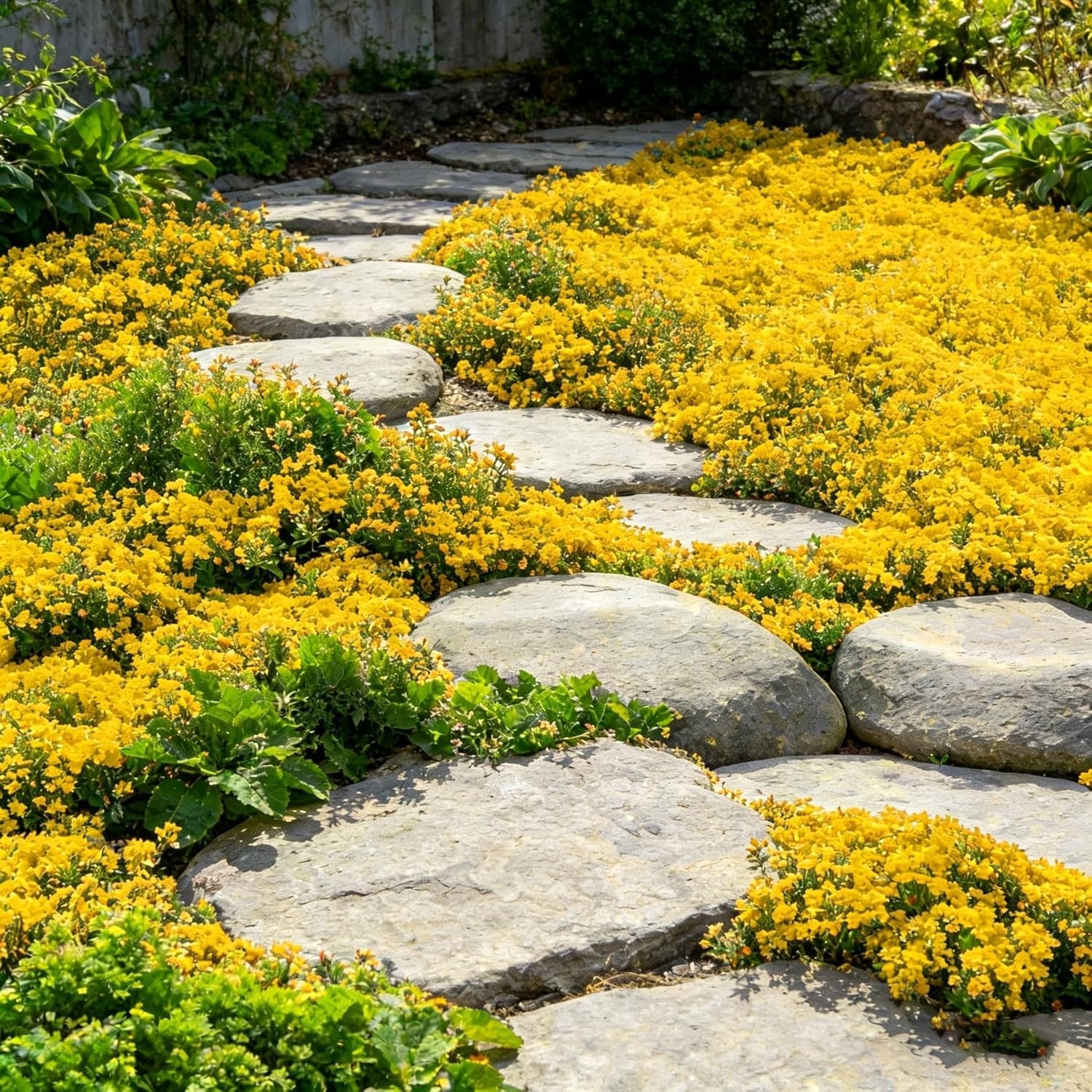 20000+ Bright Yellow Creeping Thyme Seeds Ground Cover-Low Maintenance Perenn