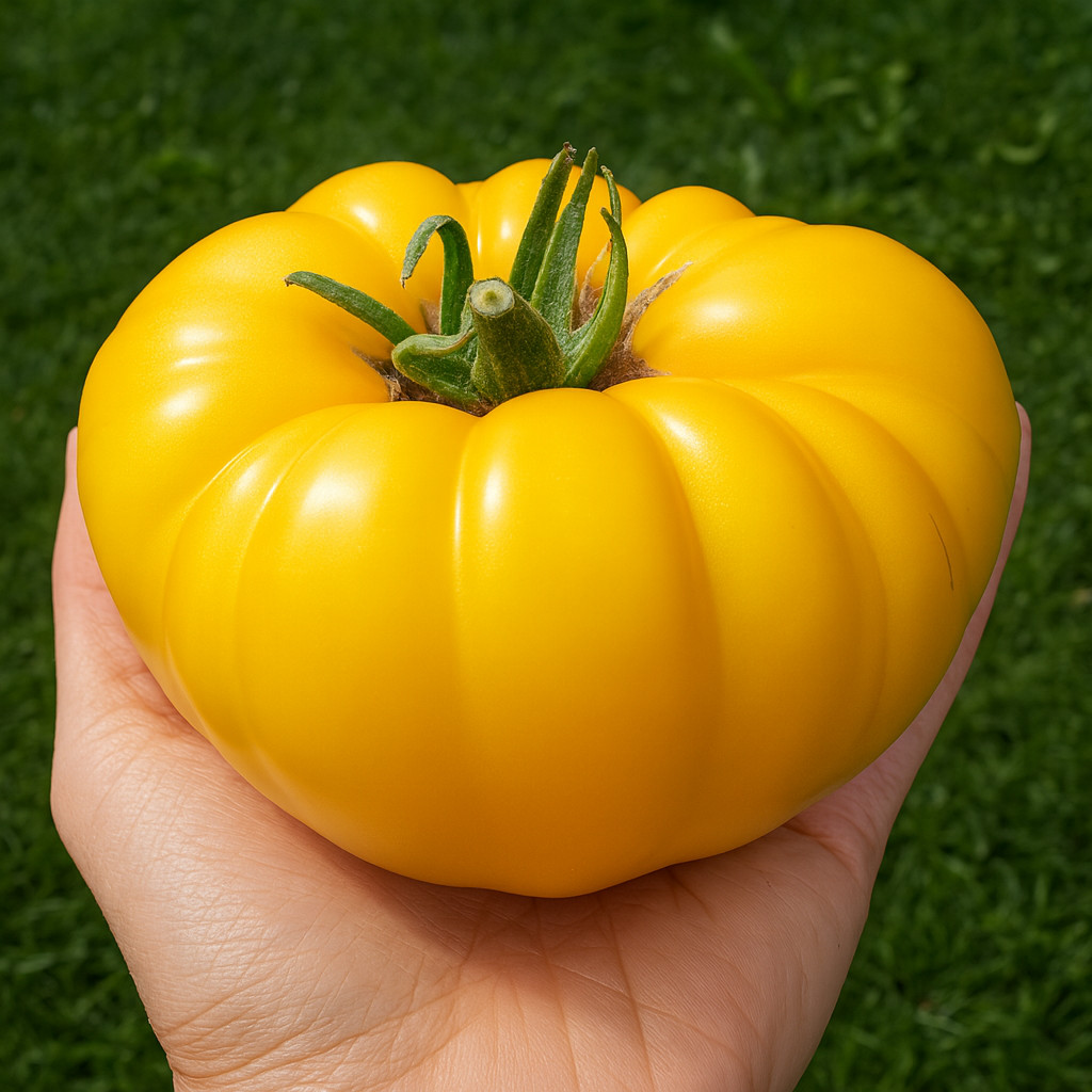 100 Organic Giant Heirloom Yellow Beefsteak Tomato Seeds Up to 2LB Indeterminate