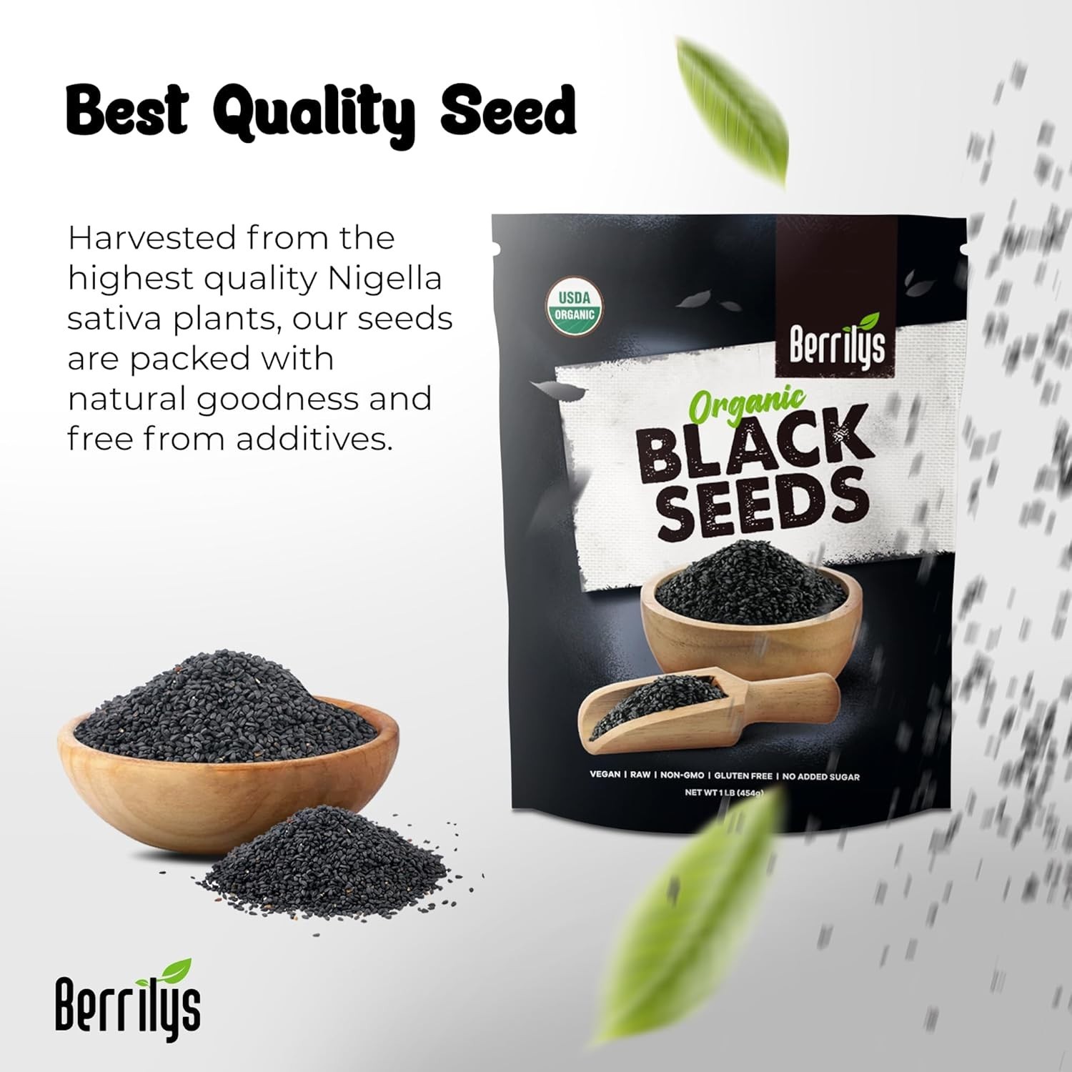 USDA Organic Black Seeds – Exotic Flavor & Wellness Benefits