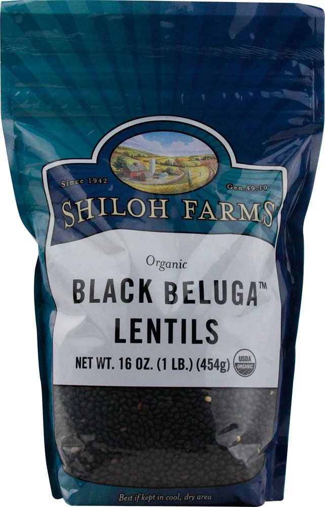 Shiloh Farms Organic Petite Black Lentils — 1l b