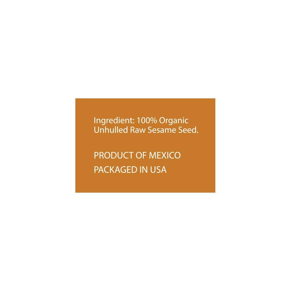 Organic Black Sesame Seeds 4Lbs (RAW)