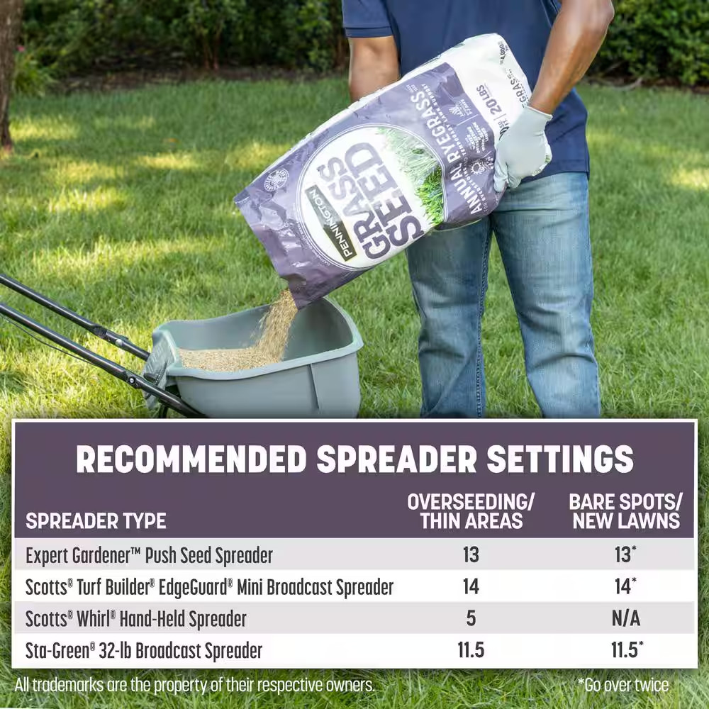 50 Lbs. Annual Ryegrass Grass Seed (2-Pack)