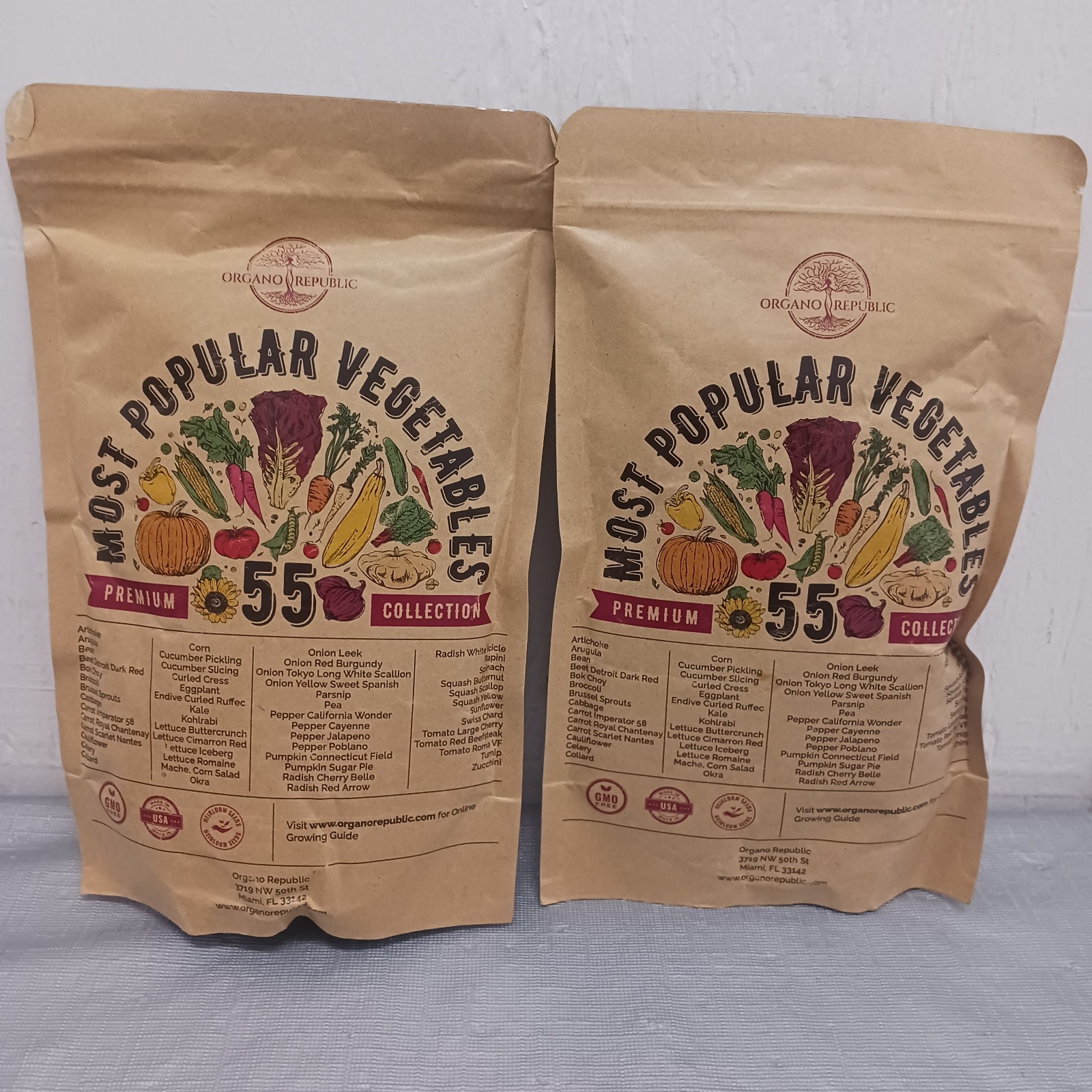 Heirloom Seeds Most Popular Vegetables 55 Varieties.